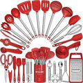 Umite Chef Kitchen Utensil Set, 34-Piece, Red