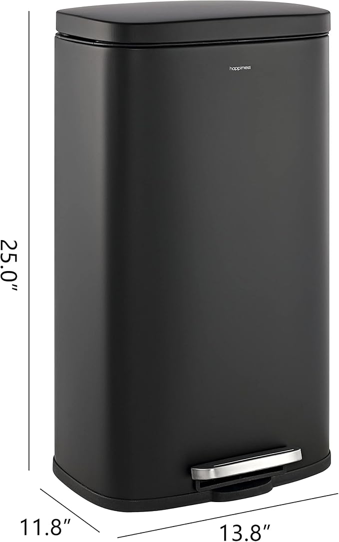 happimess HPM1011B Curtis 8-Gallon Step-Open Trash Can - Image 4