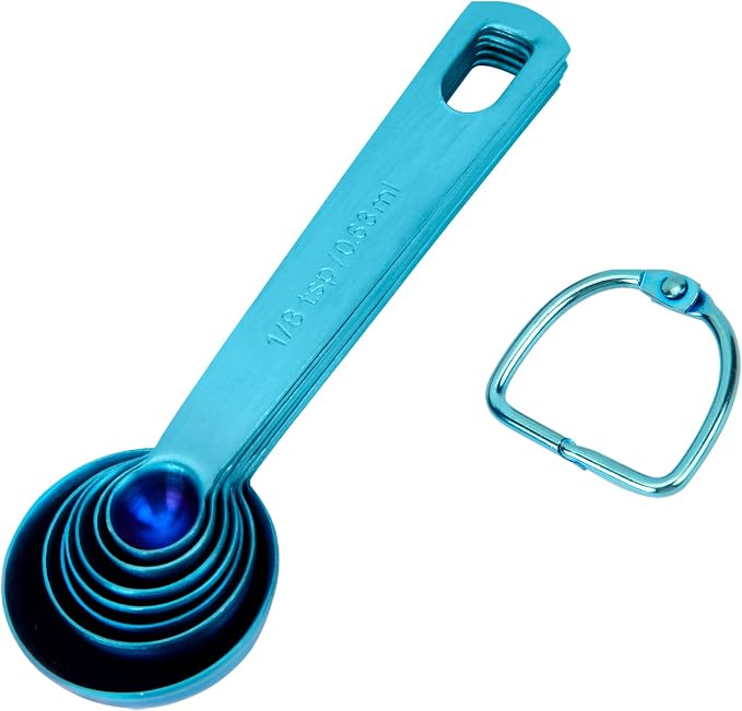 Measuring Spoons, SUS304 Stainless Steel Measuring Cups Set of 7 Piece： - Image 2