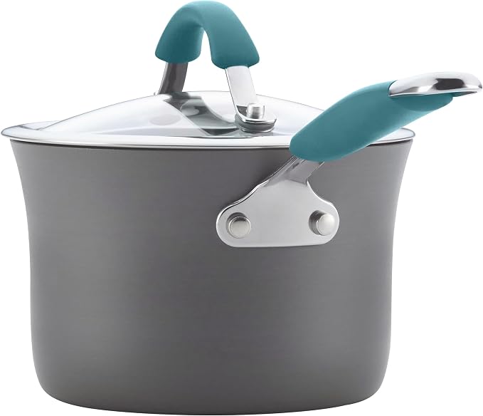 Rachael Ray Cucina Hard Anodized Nonstick Sauce Pan/Saucepan - Image 9