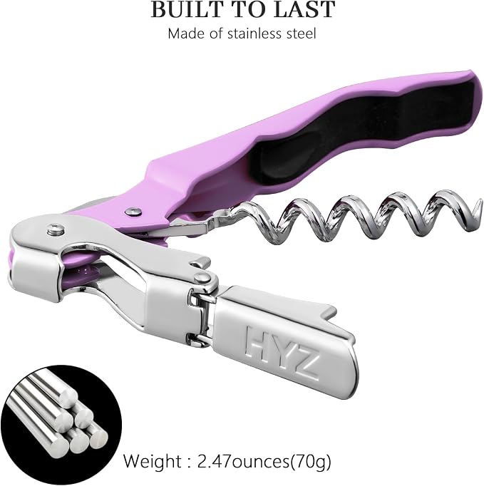 HYZ 2-Pack Wine Opener Waiter Corkscrew, Professional Wine Key - Image 6