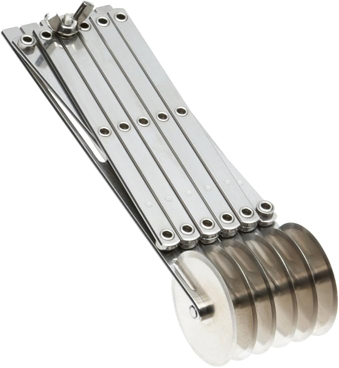 Ateco 6 Wheel Stainless Steel Cutter, 2 1/8 Inch Wheels - Image 2