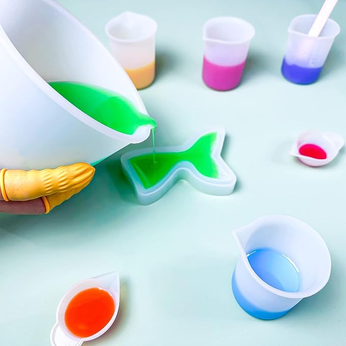 Silicone Measuring Cups Kit for Resin, Epoxy Supplies Set - Image 4