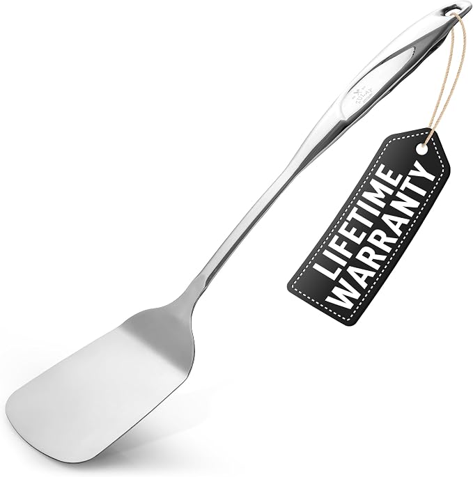 Zulay Kitchen Stainless Steel Solid Turner by ZulayKitchen