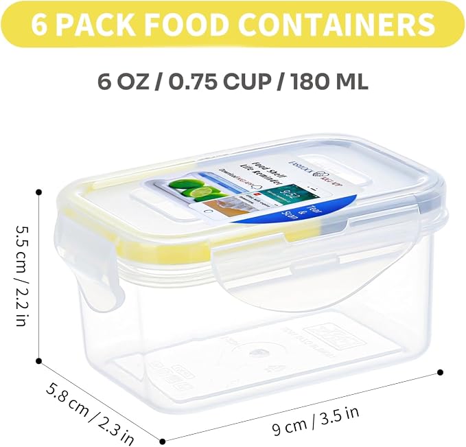 KIGI Small Plastic Food Storage Container - Image 2
