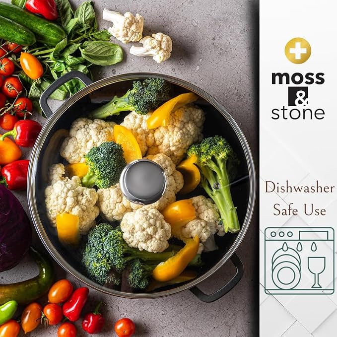 Moss & Stone 12 Inch Nonstick Large Skillet - Image 7