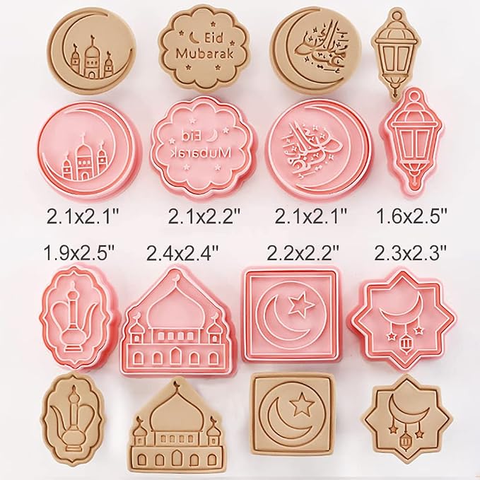 8 Pcs Cookie Cutters Set 3D Holiday Cookie Cutters - Image 5