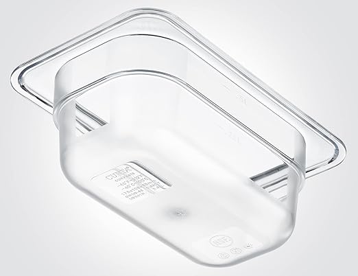 CURTA 6-Pack 1/9 Size 2.5" Deep NSF Polycarbonate Food Pans | Dishwasher & - Image 3