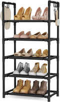 LANTEFUL 5 Tiers Shoe Rack 12-15 Pairs Boots Organizer Storage Sturdy Narrow by LANTEFULforTidyingHouse