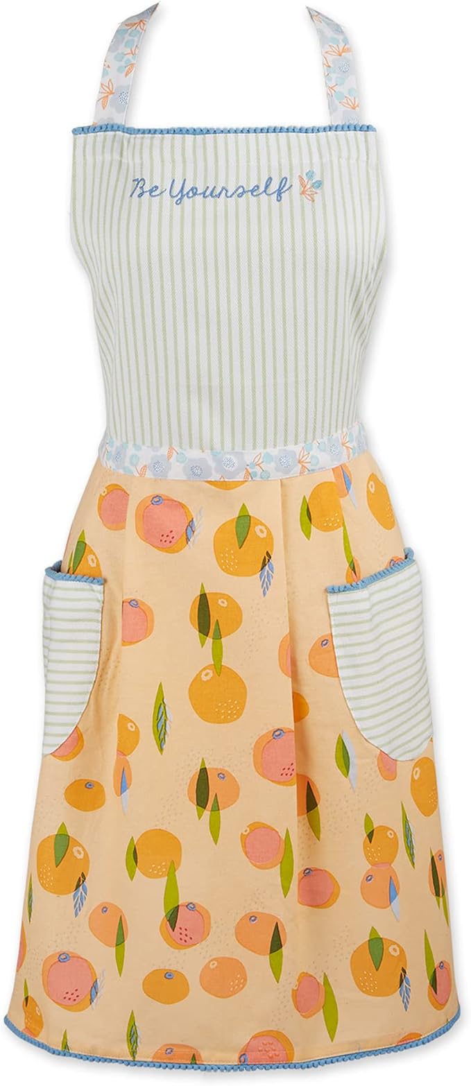 DII Women's Spring & Summer Apron Collection Adjustable, Two Large Pockets & by DII