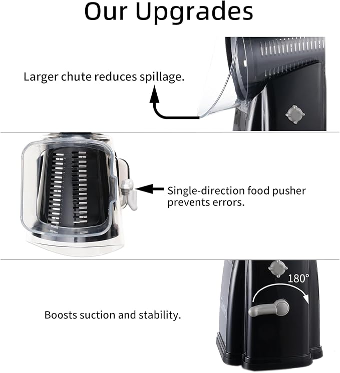 Upgrade Rotary Cheese Grater Shredder - Image 5