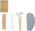 NAZANIN Baking Trio Set – Stainless Steel Dough Scraper by NAZANIN