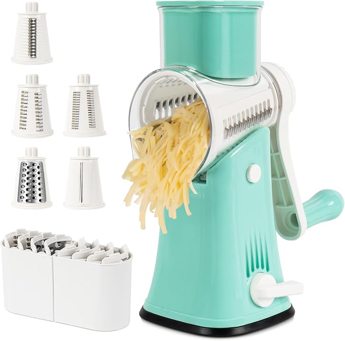 X Home 5-in-1 Rotary Cheese Grater by XHome