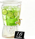 1 Pack Drink Dispenser for Parties 1.6 Gallon, Large 6L Plastic Water Dispenser by Unknown