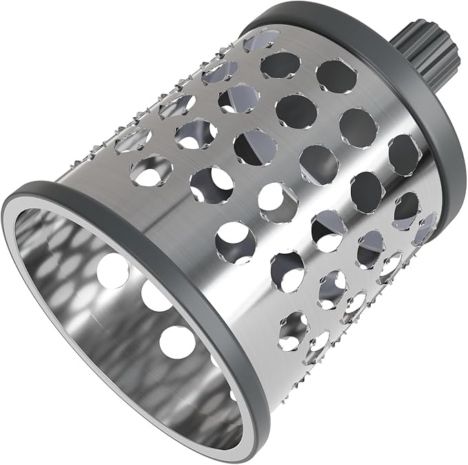 Zyliss Rotary Cheese Grater, 3 Steel Drum Blades, Fruit Grater - Image 4