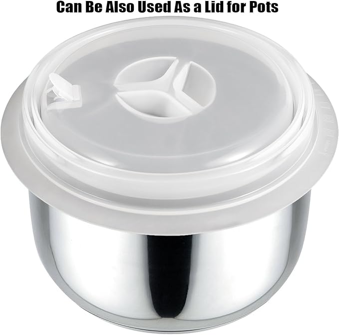 Kichwit Silicone Microwave Plate Cover Collapsible, Dishwasher Safe and BPA Free - Image 7