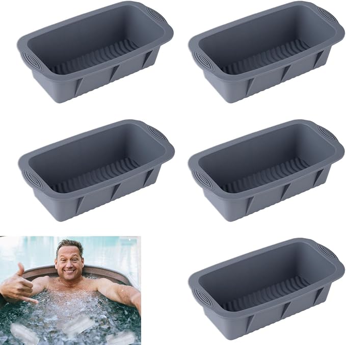 5Pcs Extra Large Ice Block Mold, Big Ice Cube Molds by MorandiStickyTabsforBooks