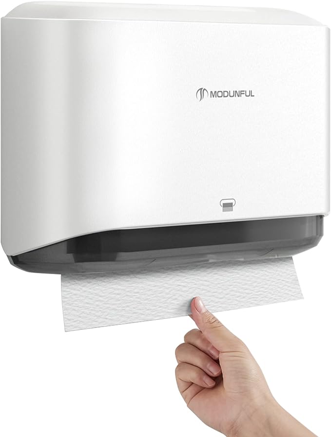 Paper Towel Dispenser Wall Mount: Adhesive Paper Towel Holder by modunfulbathroom