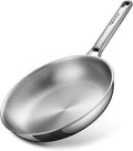 Stainless Steel Pan, 12 Inch Stainless Steel Frying Pan, Tri-Ply Stainless by VEDNHOL