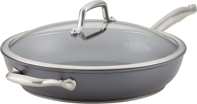 Anolon Accolade Forged Hard Anodized Nonstick Deep Frying Pan / Skillet by Anolon