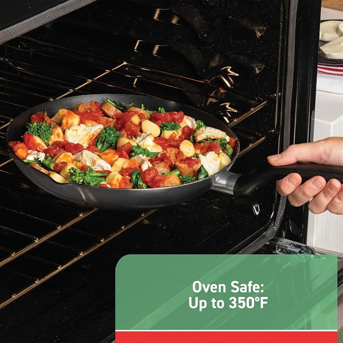 T-fal Initiatives Nonstick Cookware Set 18 Piece, Oven Broiler Safe 350F - Image 5