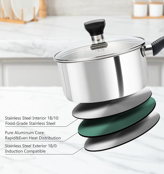 KOCH SYSTEME CS Stainless Steel Sauce Pan - Image 2