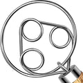 TEEVEA Danish Dough Whisk for Bread Sourdough, Wooden Handle & Stainless Steel by TEEVEA