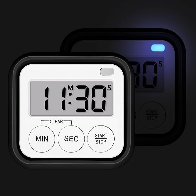 Timer, Kitchen Timers for Cooking Classroom Timer for Kids Teachers Magnetic - Image 3