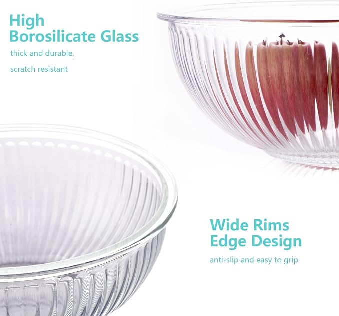 WhiteRhino Glass Mixing Bowls - Image 5