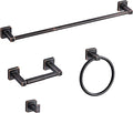 Bathroom Hardware Set 4 Pieces, Oil Rubbed Bronze Bathroom Accessories Set by bluebyrne