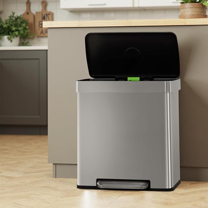 FDW 16 Gallon / 60 L Garbage Can Kitchen Trash Can - Image 2