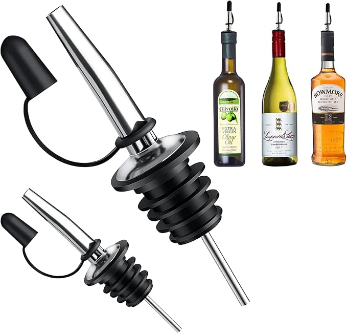 Pafusen 6 Pack Liquor Bottle Pourers, Liquor Pour Spout - Image 2