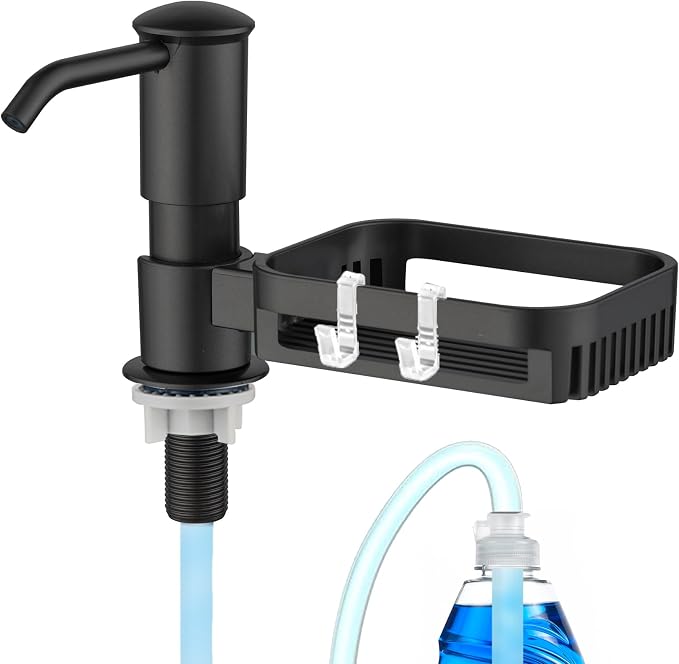 Soap Dispenser for Kitchen Sink, Built in Soap Dispenser Pump by HAPPUP