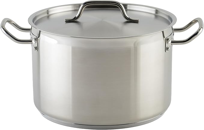 Winco Heavy-Duty Stainless Steel Stock Pot by Winco