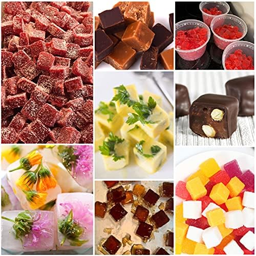AIERSA Silicone Gummy Molds, 32 Cavity Cube Trays with Lids, 2 Pack
