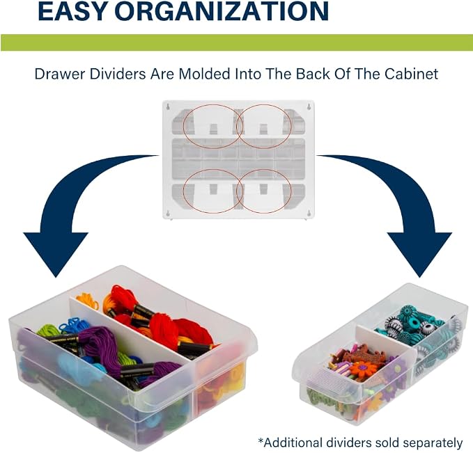 Akro-Mils 44-Drawer Plastic Drawer Storage Cabinet - Image 6
