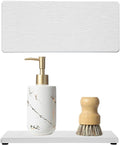 2PCS 10"x 5" Large Bathroom Sink Vanity Trays, Water Absorbing Diatomite Stone by Razborci
