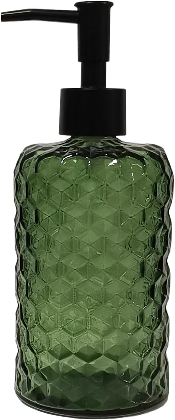 Green Glass Soap Dispenser by YYTSGG