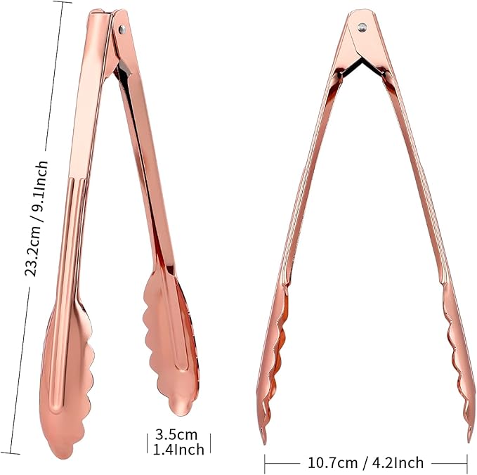 MSY BIGSUNNY 9 Inch Kitchen Food Tongs - Image 2