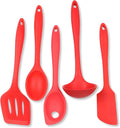 Chef Craft 5 Piece Red Premium Silicone Kitchen Tool Set by ChefCraft
