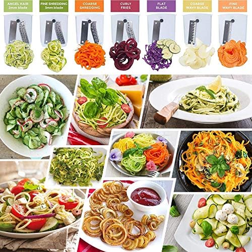 7-Blade Vegetable Spiralizer Pasta Maker