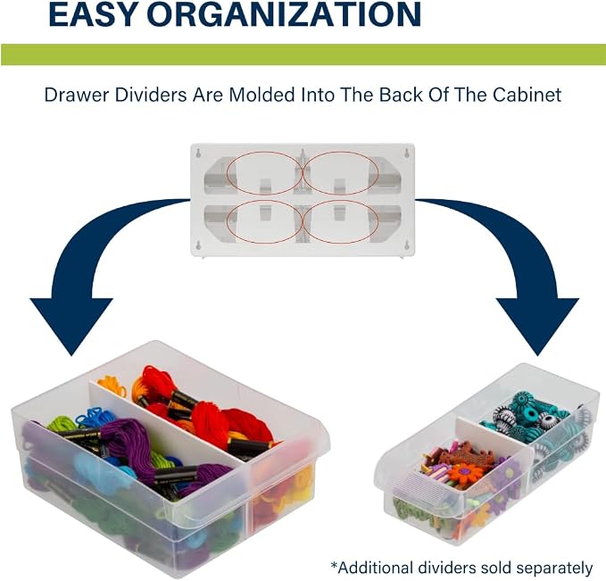Akro-Mils 26-Drawer Plastic Drawer Storage Cabinet - Image 5