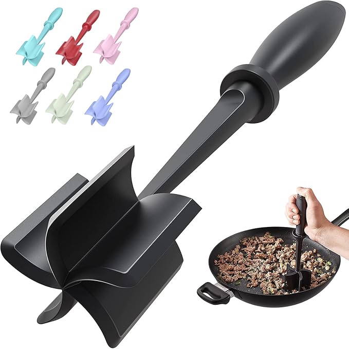 Meat Chopper, Hamburger Grinder, Premium Heat Resistant Smasher by PGYARD