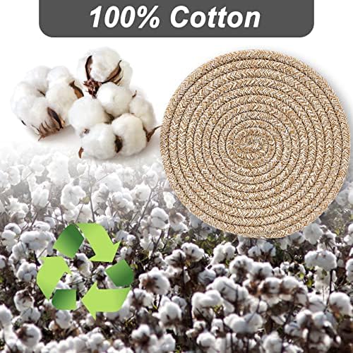Pot Holders Trivets Set 4 Pcs, Potholders for Kitchens, 100% Pure