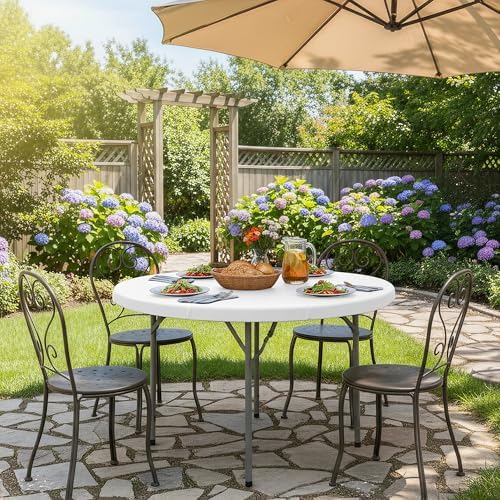 Fitted Table Cloth Round Cover, Non-Slip Elastic Edge, 6-Pack