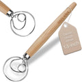 Danish Dough Whisk for Sourdough Bread, 13-Inch Bread Whisk with