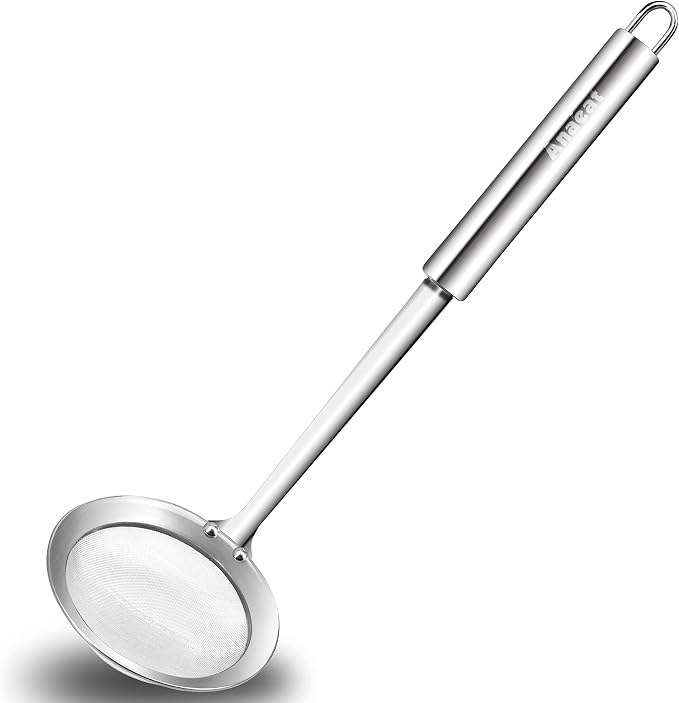 Anaeat 4" Stainless Steel Fat Skimmer Spoon by Anaeat