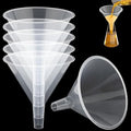 6 Pcs 4.7 Inch Wide Mouth Plastic Funnels, Easy and Smooth Content Transfer by Unknown