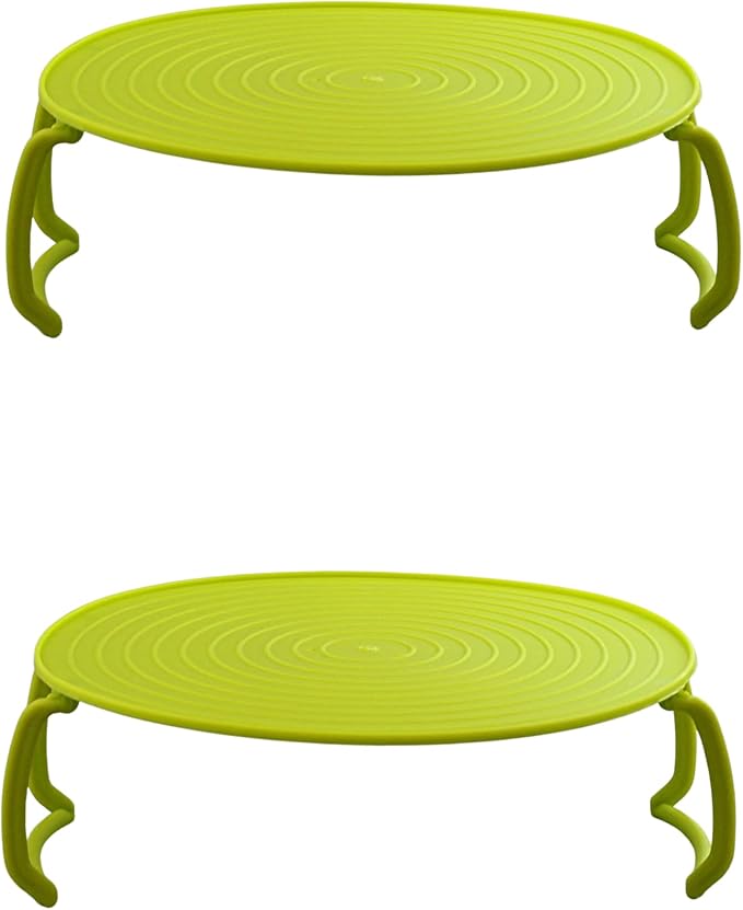 Microwave Multipurpose 4 in 1 Tray Stand Rack Splatter Guard Carry Tray by DependableIndustries