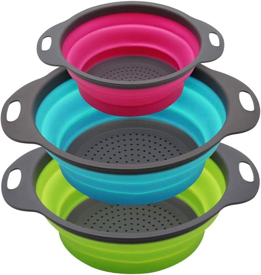 New and improved- Set of 3 Niklye Ultimate Kitchen Strainers—1×10” & 2×12” by Unknown